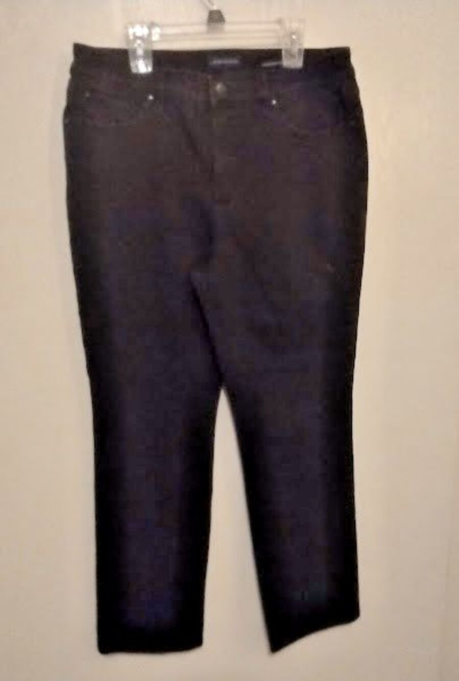 Women’s Size 10 Charter Club Lexington Straight Leg Black Jeans